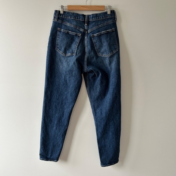 GAP Women's Mom High Rise Denim Jeans Size 10 Tall Tapered Leg Medium Wash - Picture 7 of 15